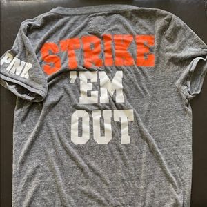 Victoria Secret pink baseball tee. Giants Shirt